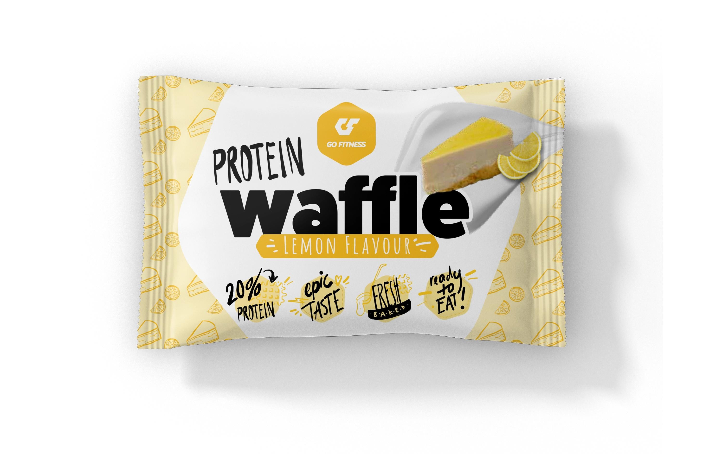 GoFitness Nutrition Protein Waffle, Einzel Lemon, 1x50g