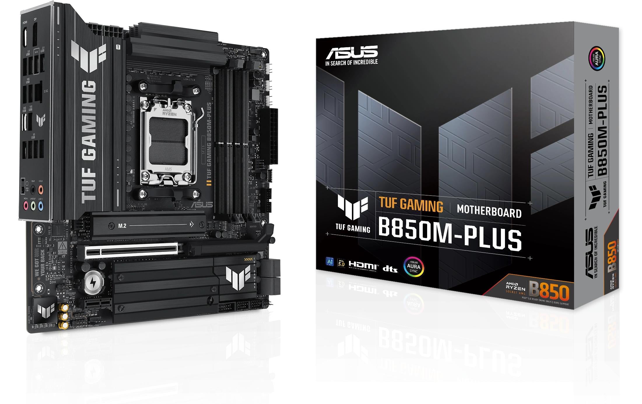 ASUS TUF GAMING B850M-PLUS, mATX AM5, AMD B850