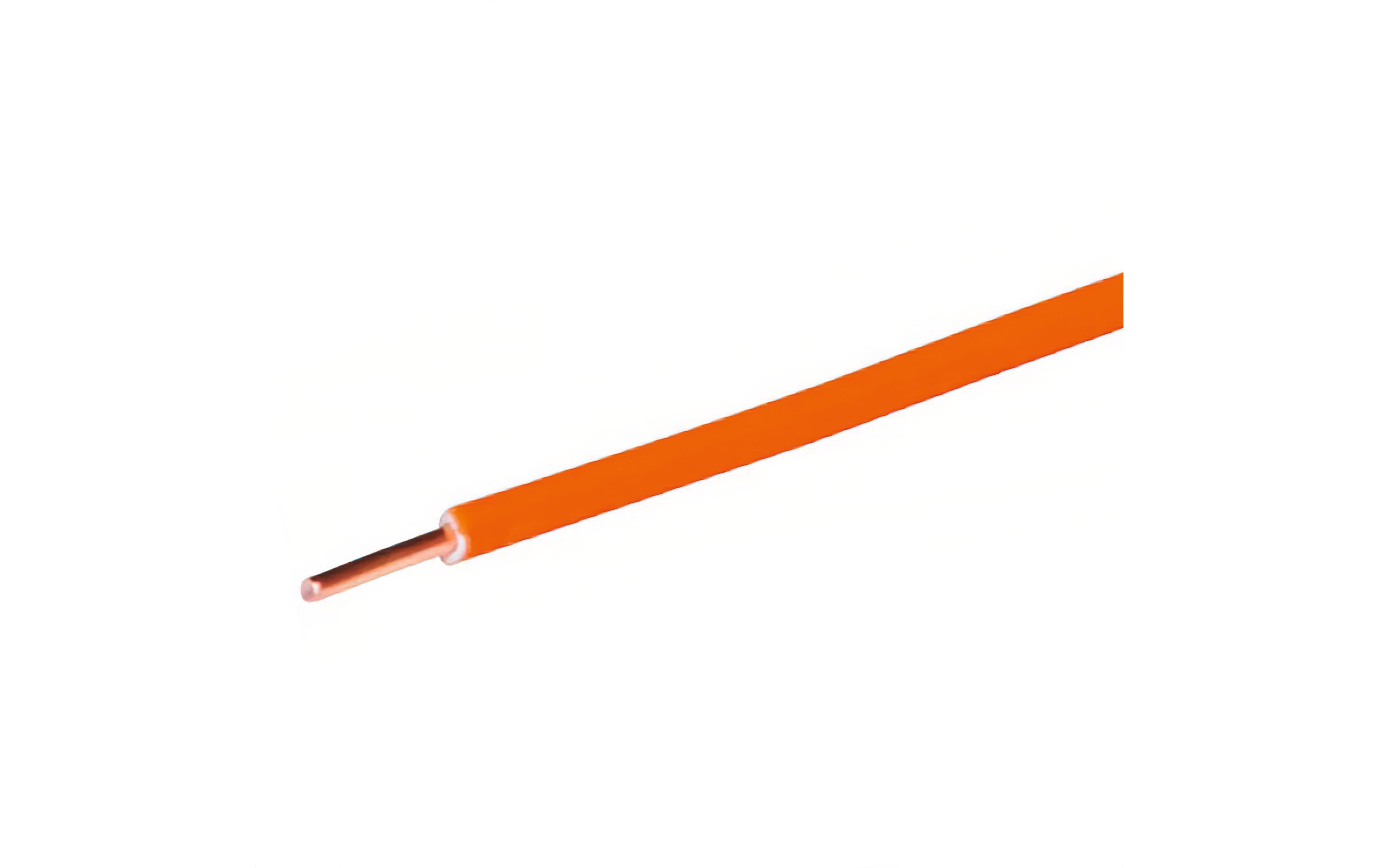 Steffen T-Draht 1.5mm2, orange, 20m CU blank, Isolation PVC