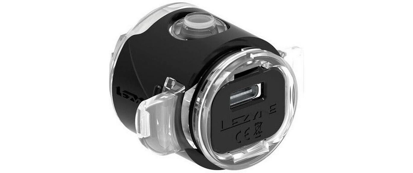 LEZYNE LED Femto USB Drive Front Black 50L, USB-C