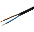 Installationskabel TD 2x 1.0mm2 schwarz, 20m