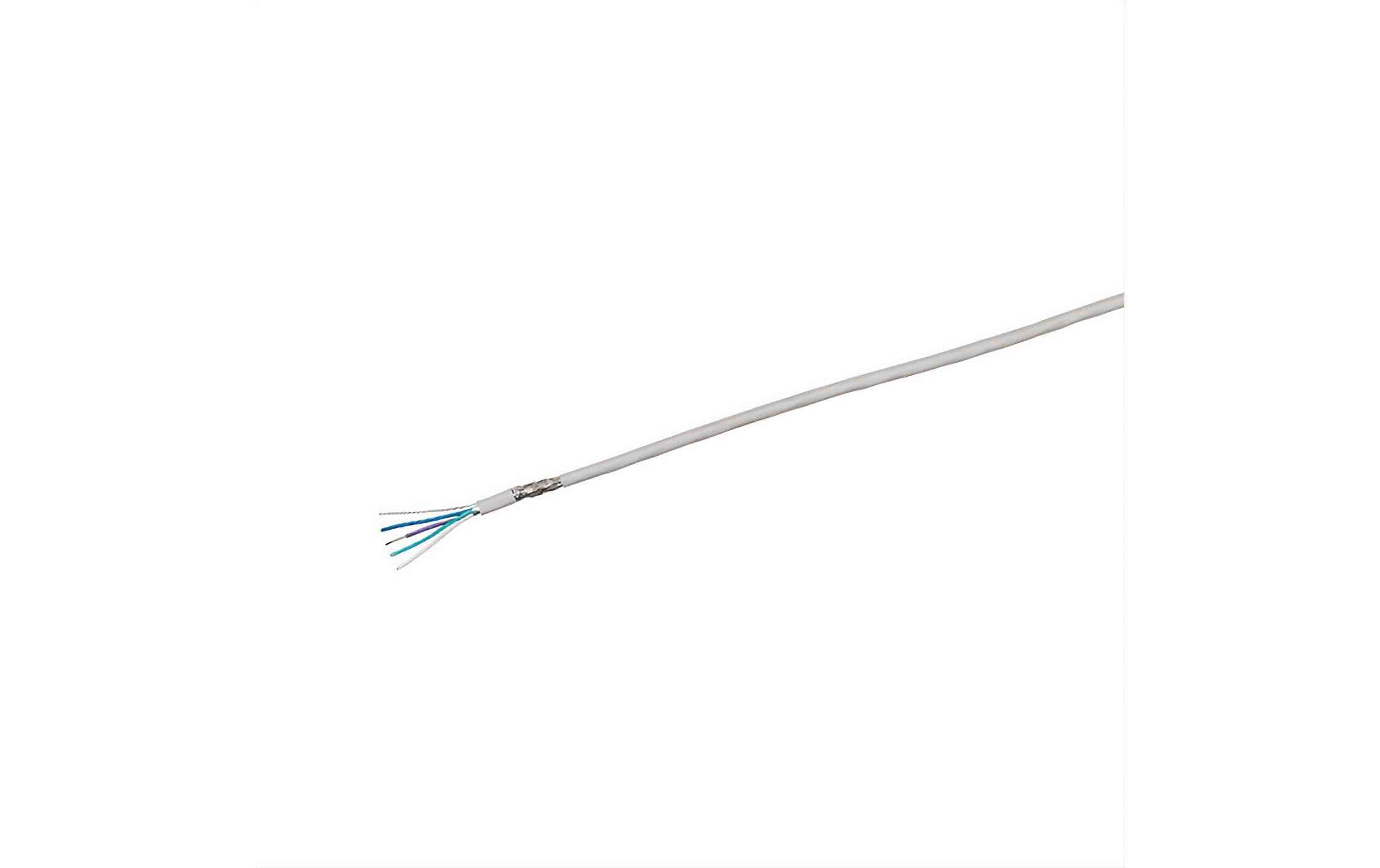 Telefonkabel U72M 1x4x0.6mm2 geschirmt, grau, 50m