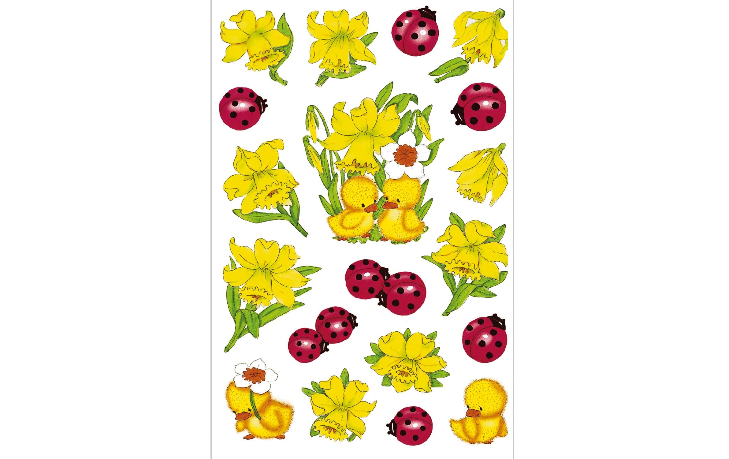 Herma Sticker Ostern Ostereier 3 Blatt / 57 Sticker