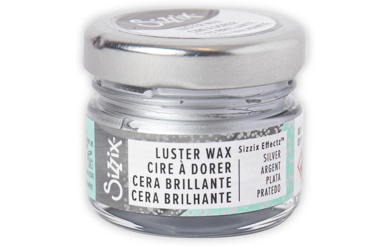 Sizzix Glanzwachs Silber 20ml für ein Glitzer-Finish