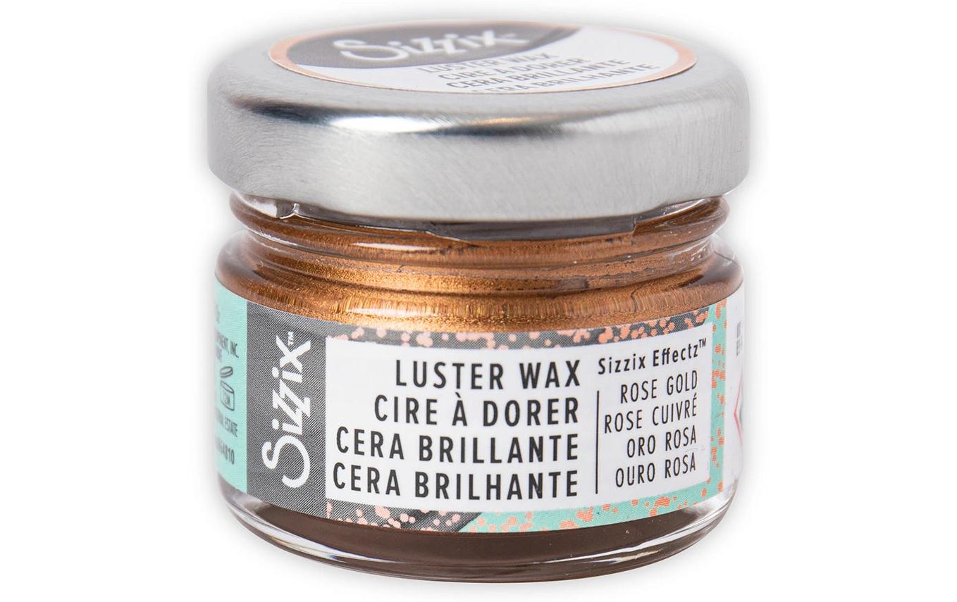 Sizzix Glanzwachs Roségold 20ml für ein Glitzer-Finish