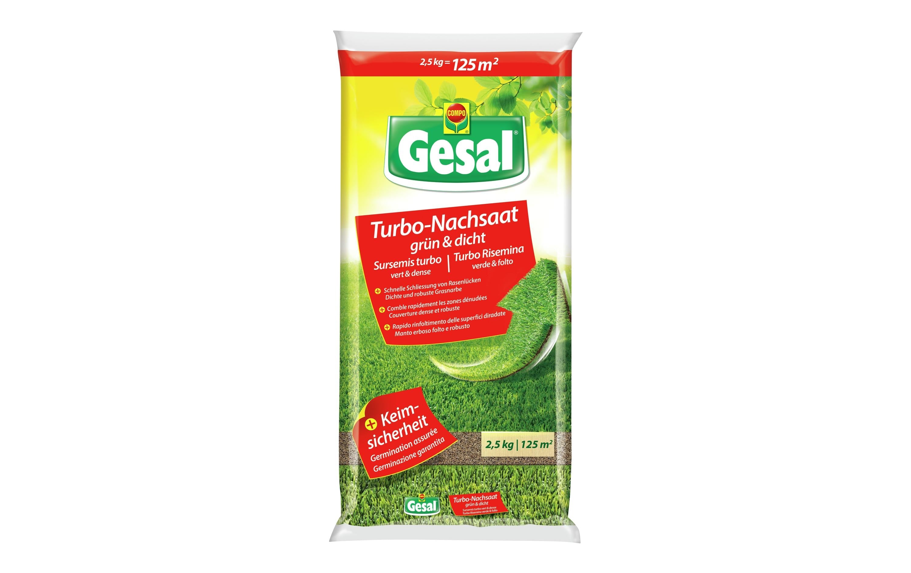 Gesal Turbo-Nachsaat grün & dicht 2.5 kg