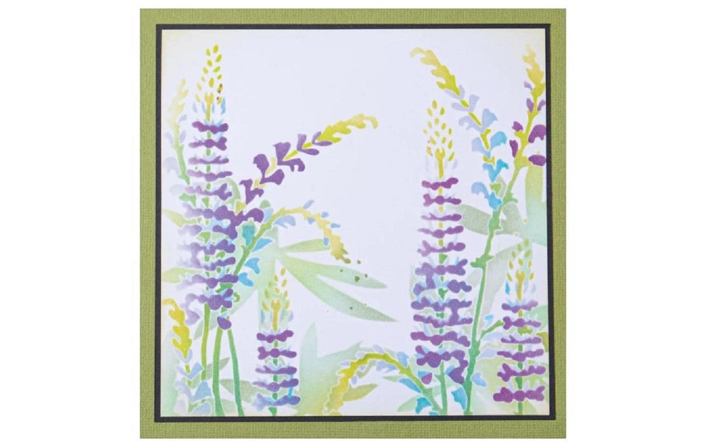 Sizzix Stempel Set Schablone Wildblumen 4PK by Olivia Rose