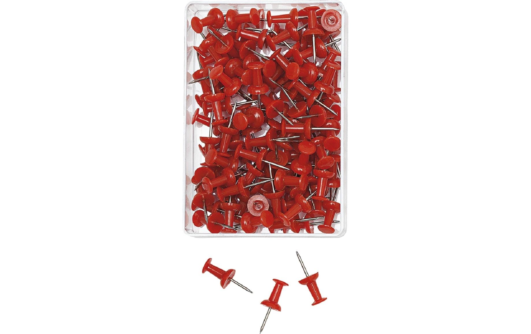WEDO Pinnadel Diaboloform rot 100 Stk. Dose