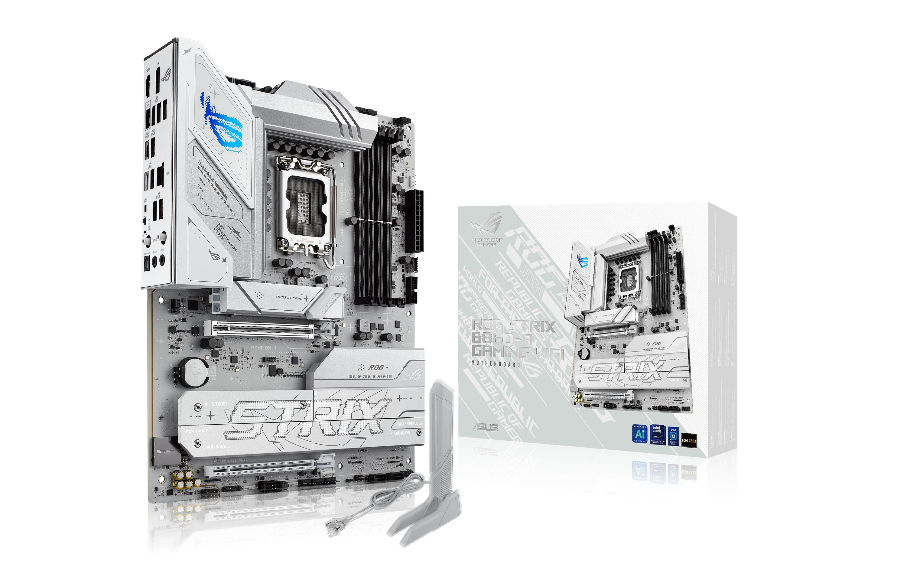 ASUS ROG STRIX B860-A GAMING WIFI, ATX LGA1851, 4x DDR5, PCI-E 5.0, HDMI, DP