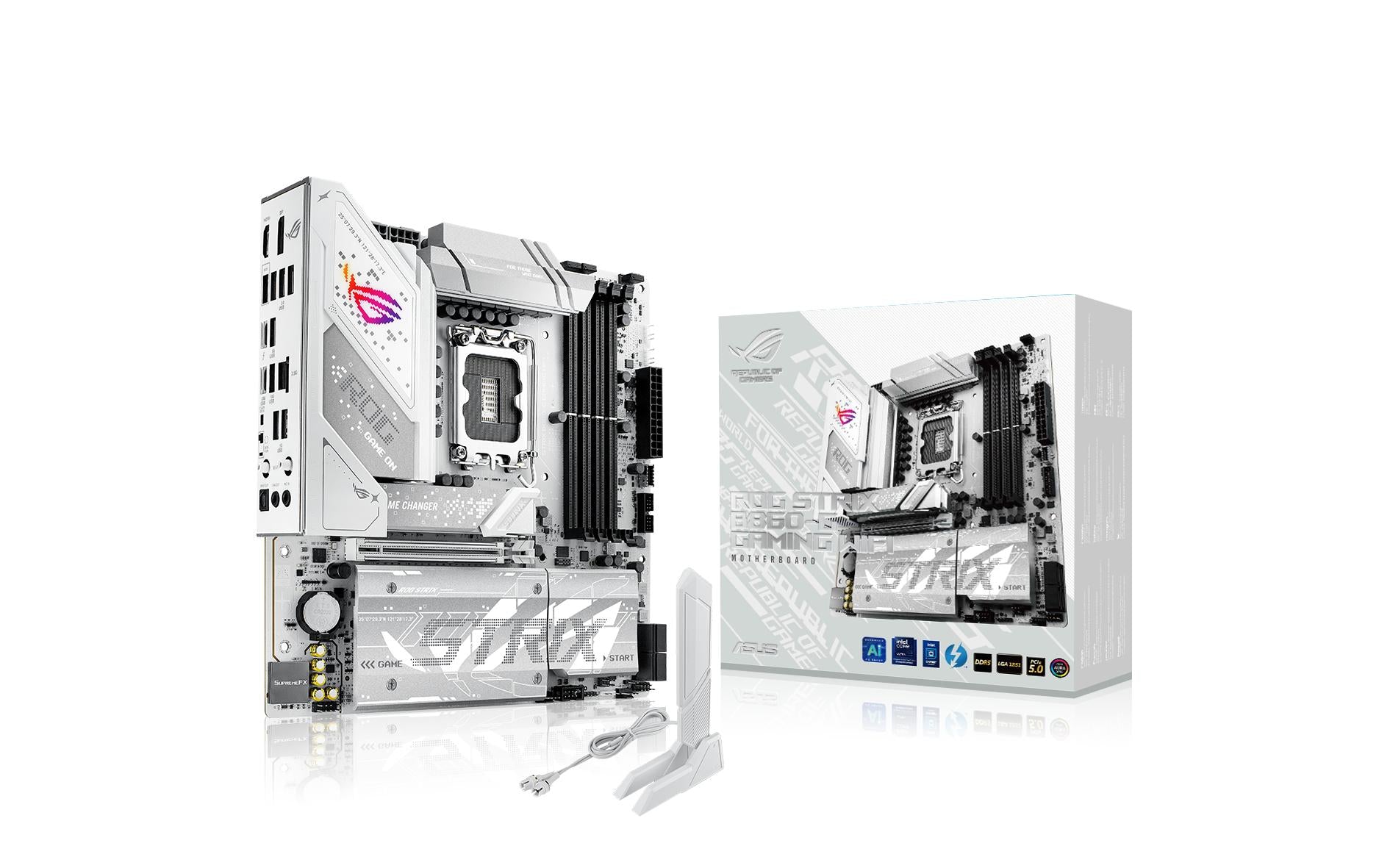 ASUS ROG STRIX B860-G GAMING WIFI, mATX LGA1851, 4x DDR5, PCI-E 5.0, HDMI, DP