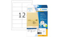 Herma Laser-Etiketten transparent matt 97,0 x 42,3 mm, 3000 Stück