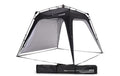 Where Tomorrow Pop Up Pavillon Schwarz 250x250x190cm, 5.9Kg, mit 1 Seitenwand,