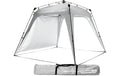 Where Tomorrow Pop Up Pavillon Hellgrau 250x250x190cm, 5.9Kg, mit 1 Seitenwand,