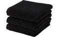 Aquanova Handtuch London, 55x100 cm Schwarz, 100%ÄgyptischeBaumwolle, 600 gr/m²