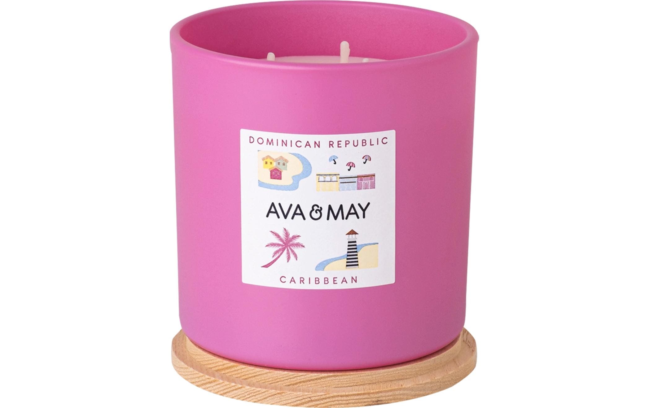 AVA & MAY Duftkerze Dominican Republic,380g 10.9x11.5 cm (DxH), 100% Sojawachs