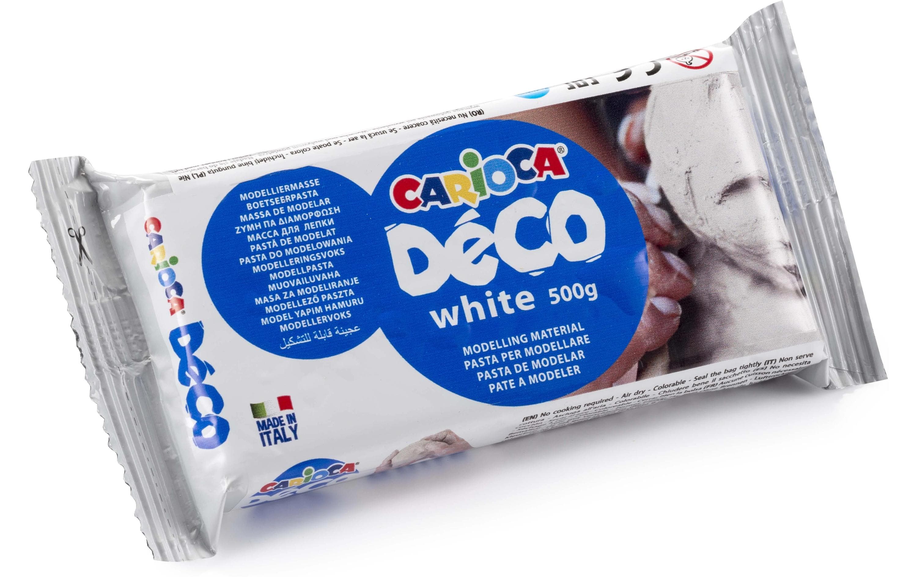 Carioca Modelliermasse Déco weiss 500g
