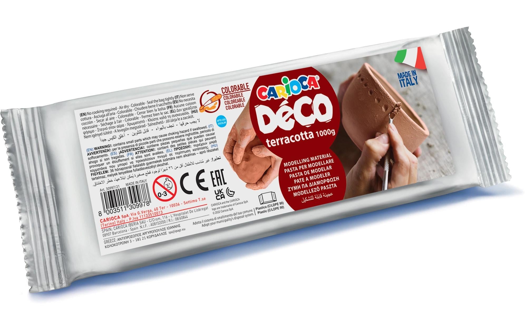 Carioca Modelliermasse Déco terracota 1000g