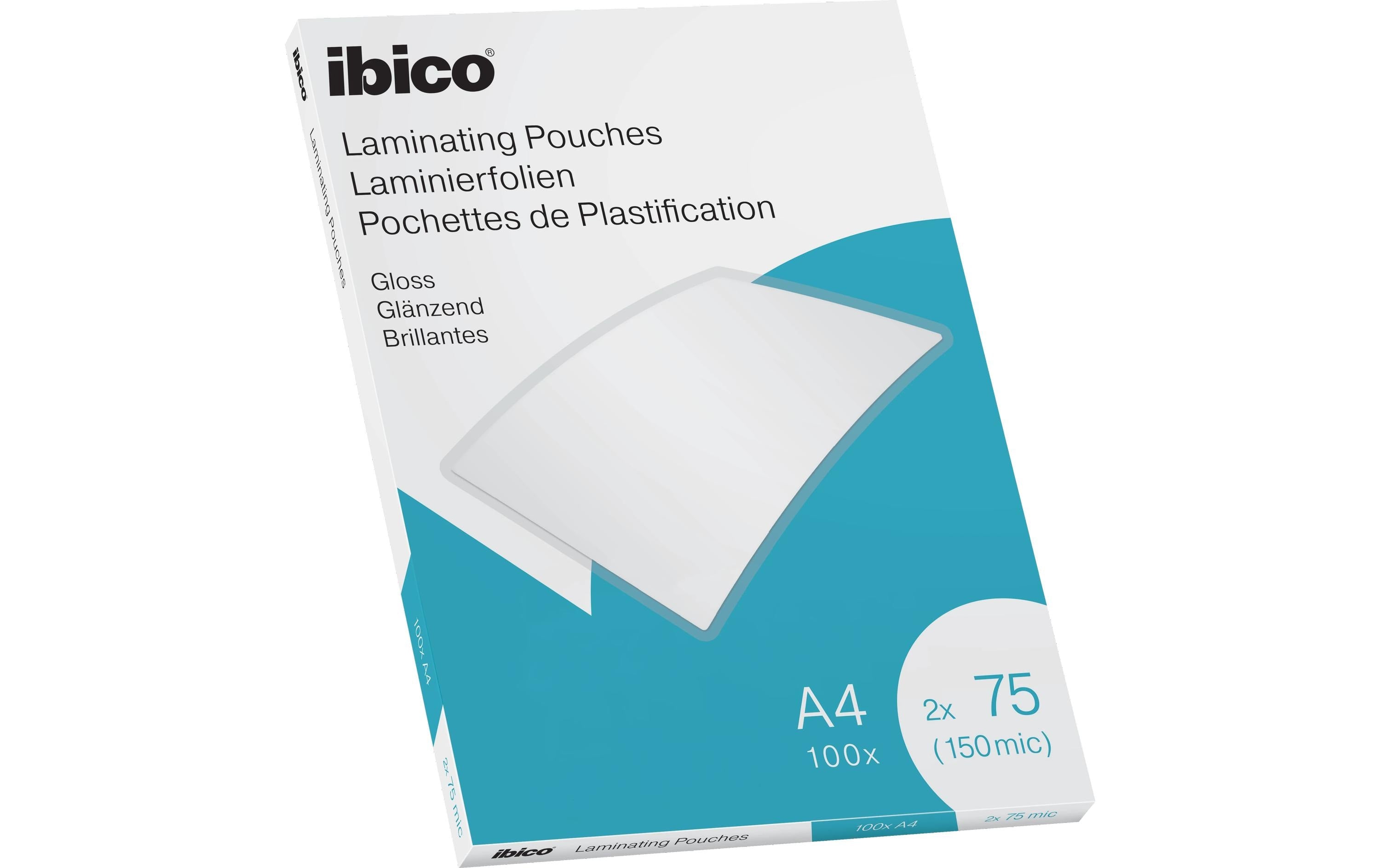 Ibico Laminierfolie A4 75 mic, 100 Stück, glänzend