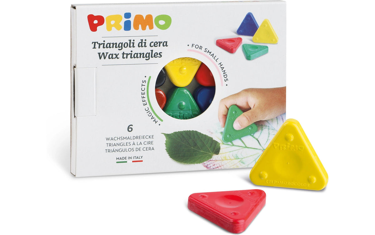 Primo Wachsmaldreiecke E-6 6 Farben