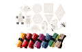 Creativ Company Stickgarn-Set mit Stickrahmen