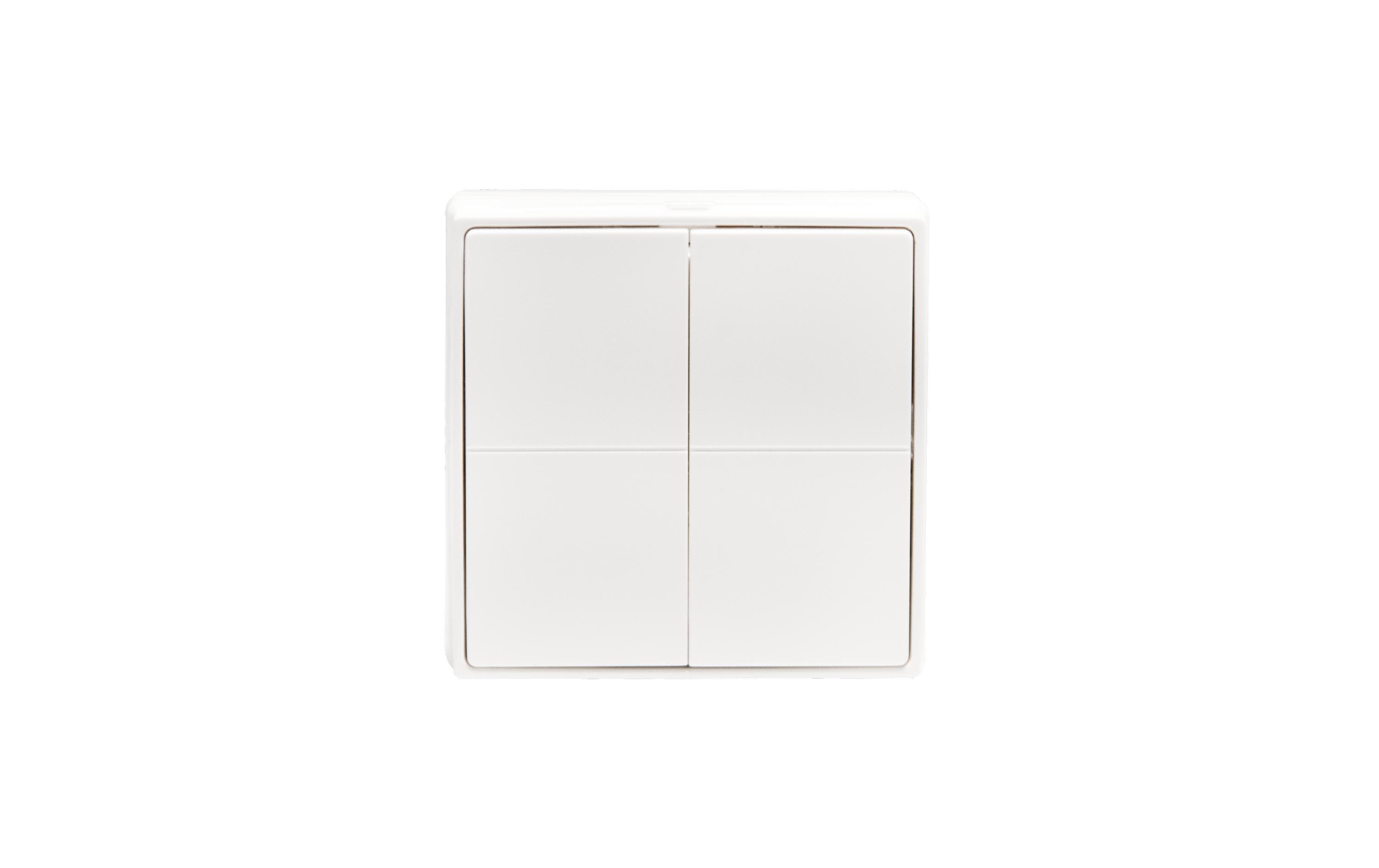 Shelly BLU Wall switch 4 weiss, stand alone