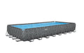 APX365 Winterfestes Frame Pool Set mit Sandfilteranlage 956 x 488 cm