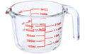 relaxdays Messbecher 500ml Borosilikatglas