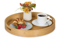 relaxdays Serviertablett Bambus 40cm Bambus aus China