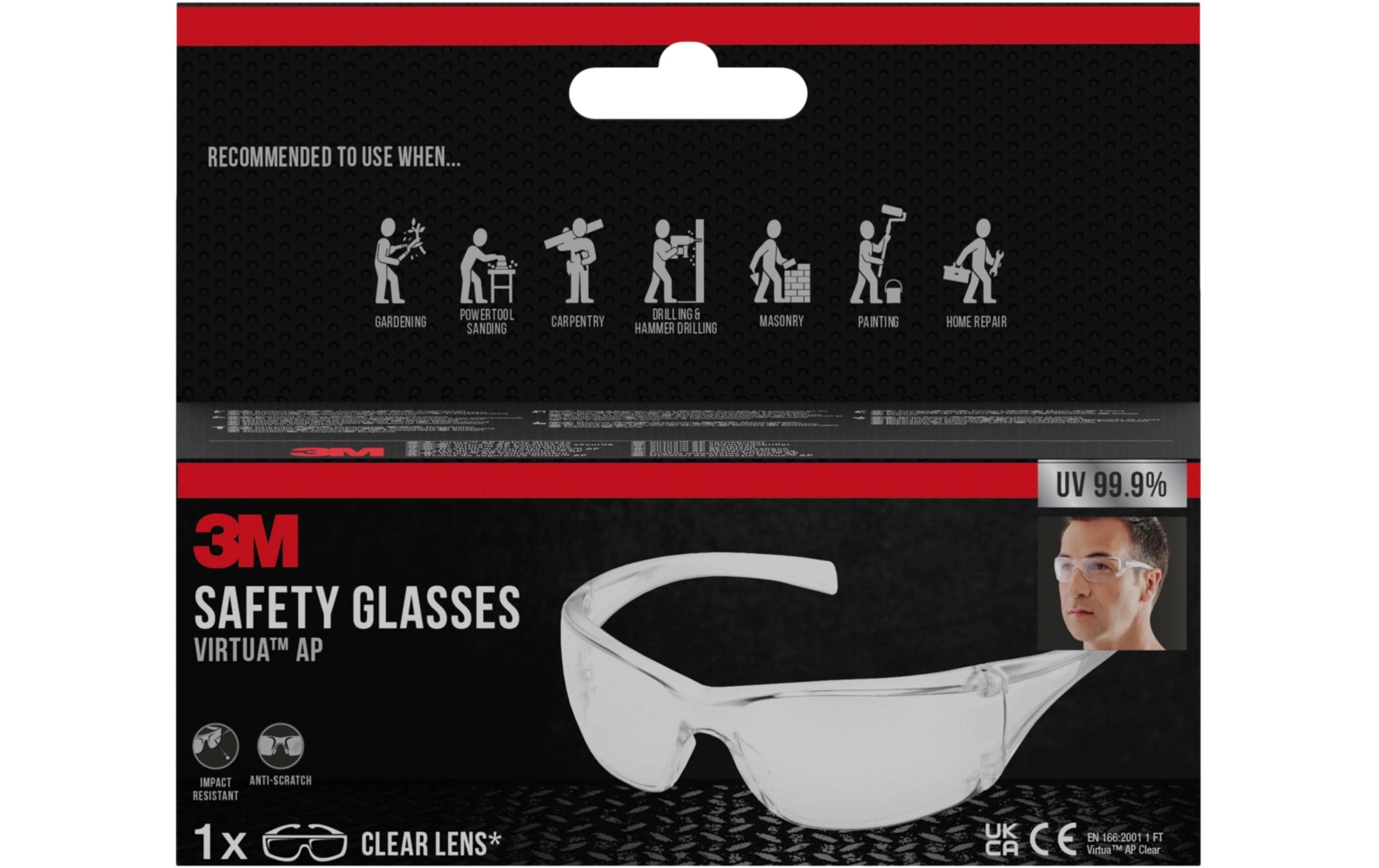 3M Virtua AP Schutzbrille VIRCC1 klar