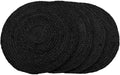 House Nordic Tischset, 4er Set, Dunkelgrau Jute, Durchmesser:38 cm