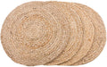 House Nordic Tischset, 4er Set, Nature Jute, Durchmesser:38 cm