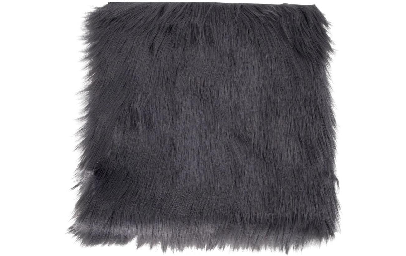 House Nordic Lammfell-Imitat, Grau 40x40 cm, 100% Polyester