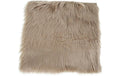 House Nordic Lammfell-Imitat, Braun 40x40 cm, 100% Polyester