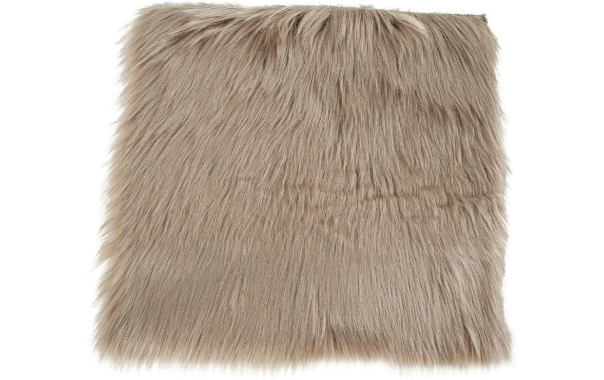 House Nordic Lammfell-Imitat, Braun 40x40 cm, 100% Polyester