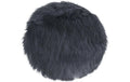 House Nordic Lammfell-Imitat,  Grau Durchmesser: 35 cm, 100% Polyester