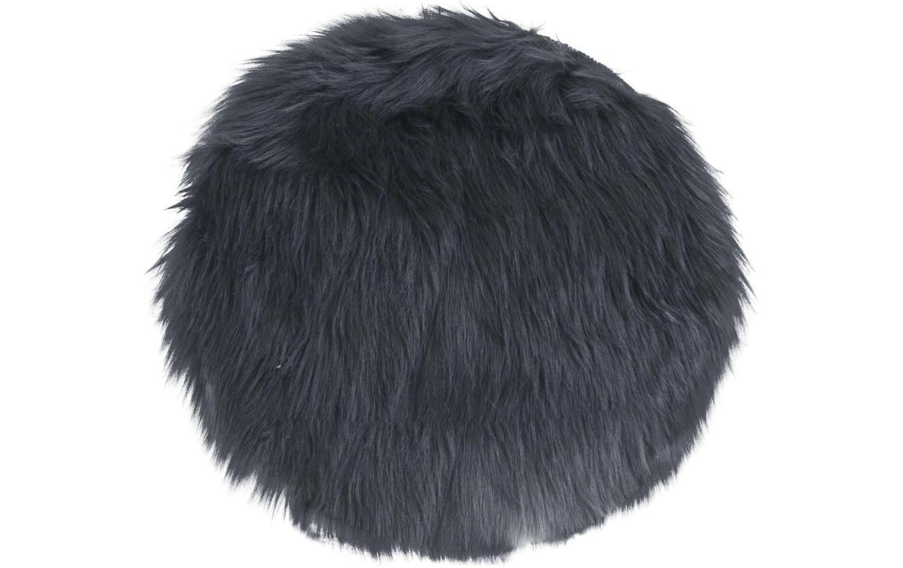 House Nordic Lammfell-Imitat,  Grau Durchmesser: 35 cm, 100% Polyester