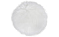 House Nordic Lammfell-Imitat, Ivory Durchmesser: 35 cm, 100% Polyester