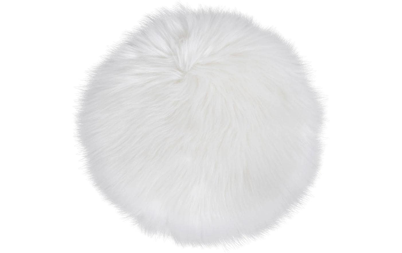 House Nordic Lammfell-Imitat, Ivory Durchmesser: 35 cm, 100% Polyester