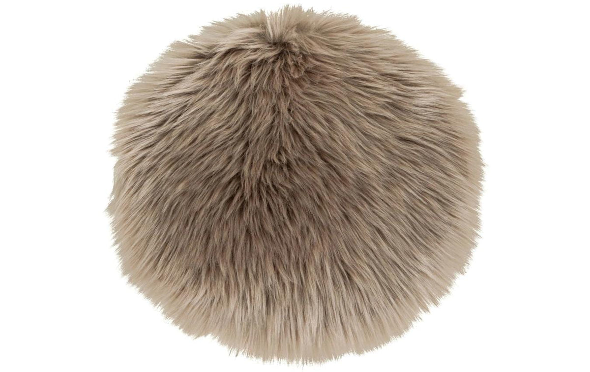House Nordic Lammfell-Imitat, Braun Durchmesser: 35 cm, 100% Polyester