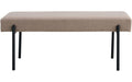 House Nordic Bank Swindon, Stenfarben Stahl, Polyester,Sperrholz, 100x36x42.5 cm