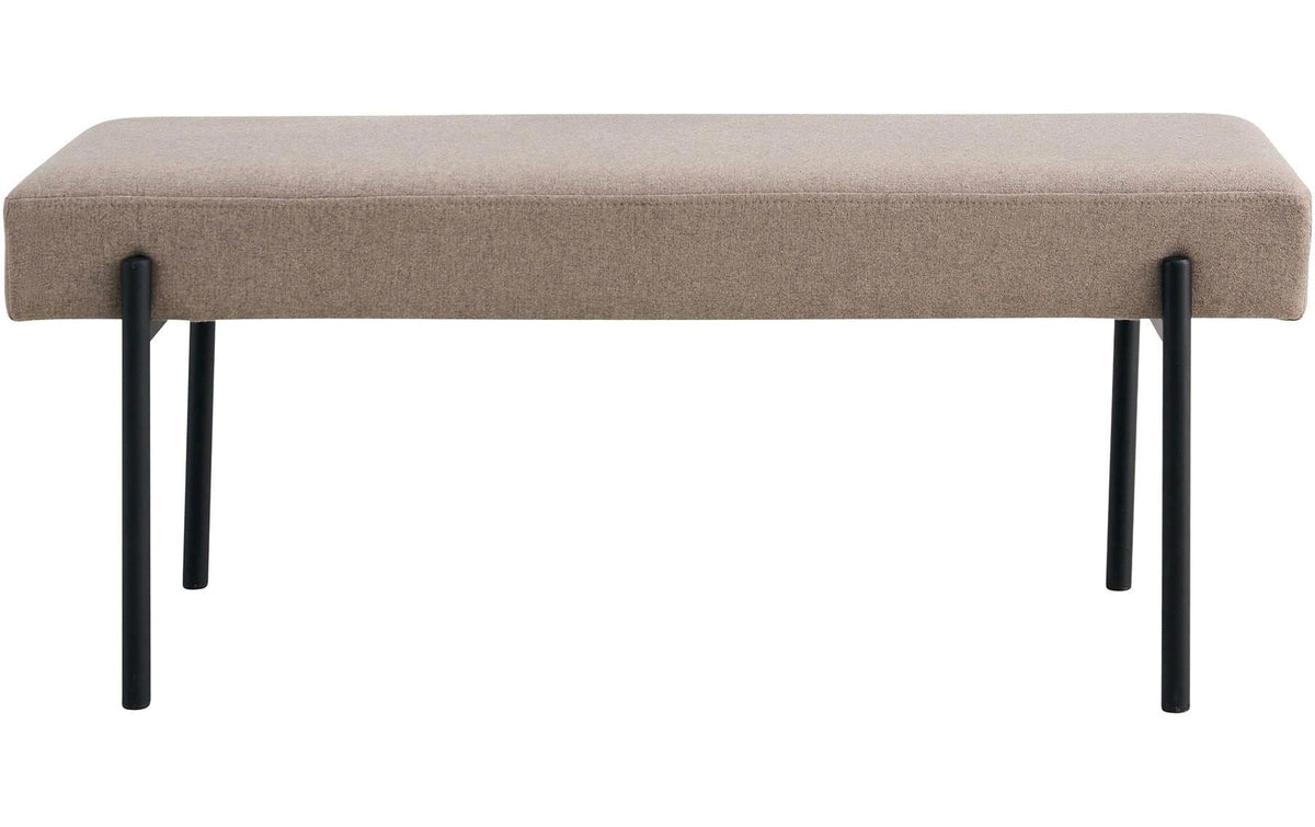 House Nordic Bank Swindon, Stenfarben Stahl, Polyester,Sperrholz, 100x36x42.5 cm