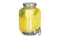 relaxdays Getränkespender Glas, 3.5 Liter