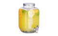 relaxdays Getränkespender Glas, 5 Liter