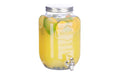 relaxdays Getränkespender Glas, 8 Liter