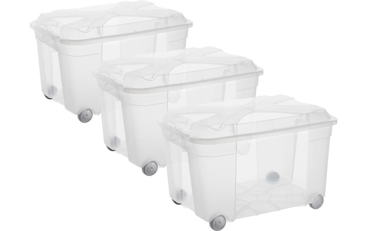 Rotho Set Box Roller4 EASY 3 tlg. 60 x 40 x 56