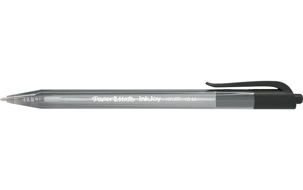 Papermate Inkjoy 100 RT Kugelschreiber schwarz, 1 Stk, Linienbreite: M