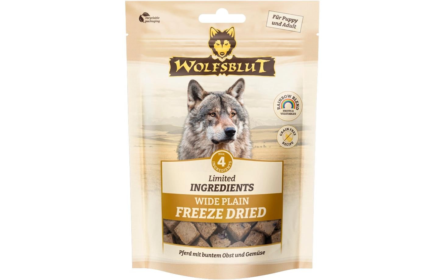 Wolfsblut Freeze Dried Wide Plain 40g Limited Ingredients
