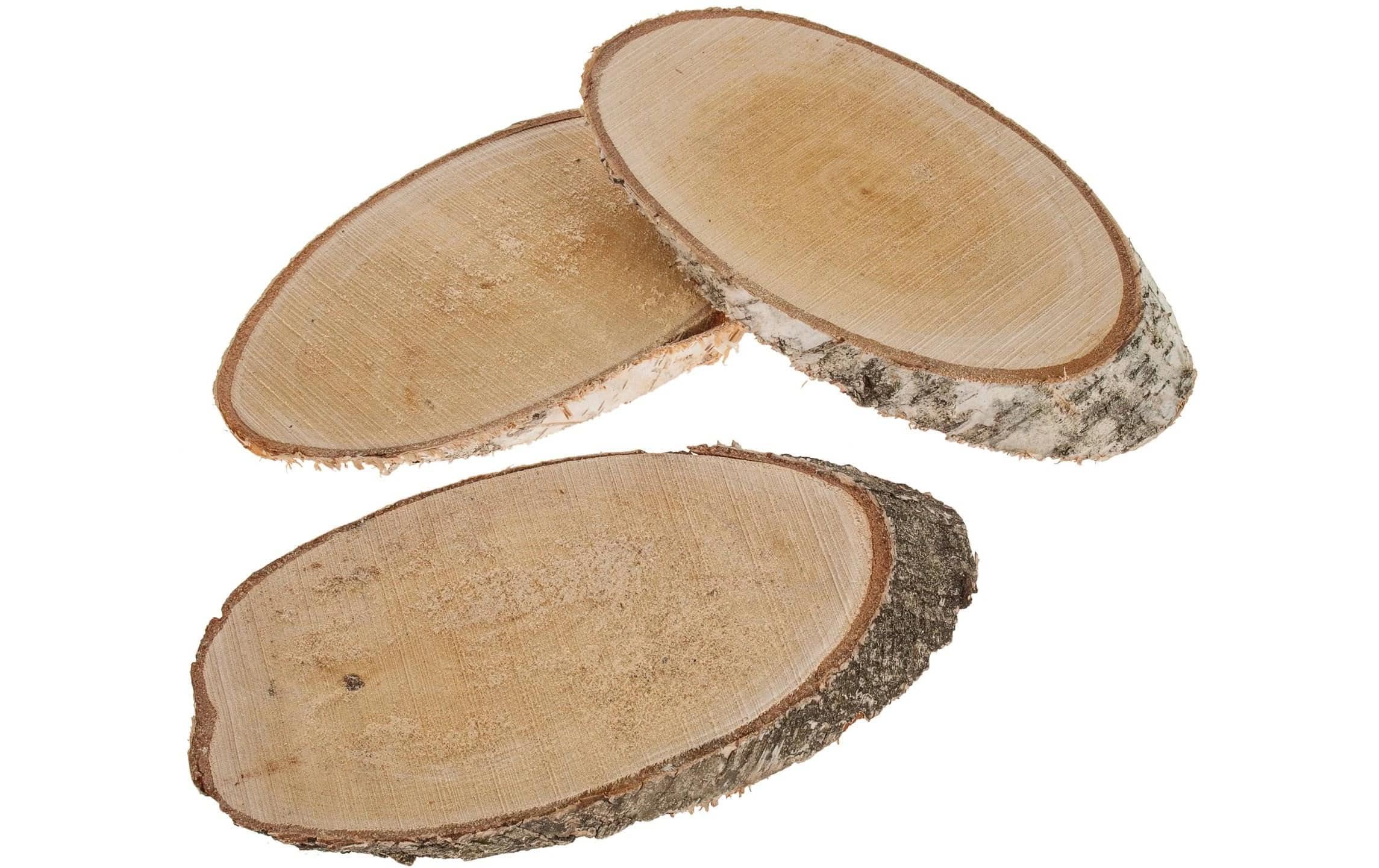 Opiflor Holzscheibe Birke oval 24-28x2 cm (LxH)