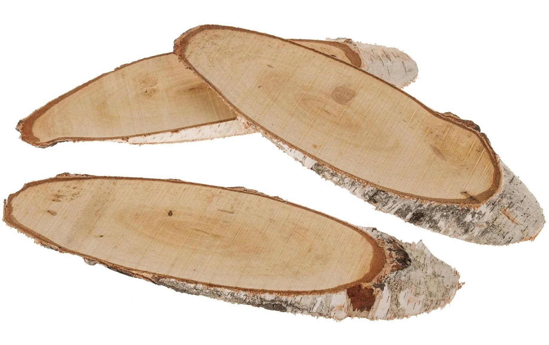 Opiflor Holzscheibe Birke oval 35-40x2 cm (LxH)