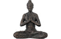 Bloomingville Dekofigur Buddha Miiral Harz, 12.5x13.7x7 cm (LxHxB)